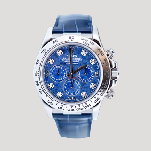 Rolex Daytona Ref.16519 18K White Gold Blue Sodalite Dial