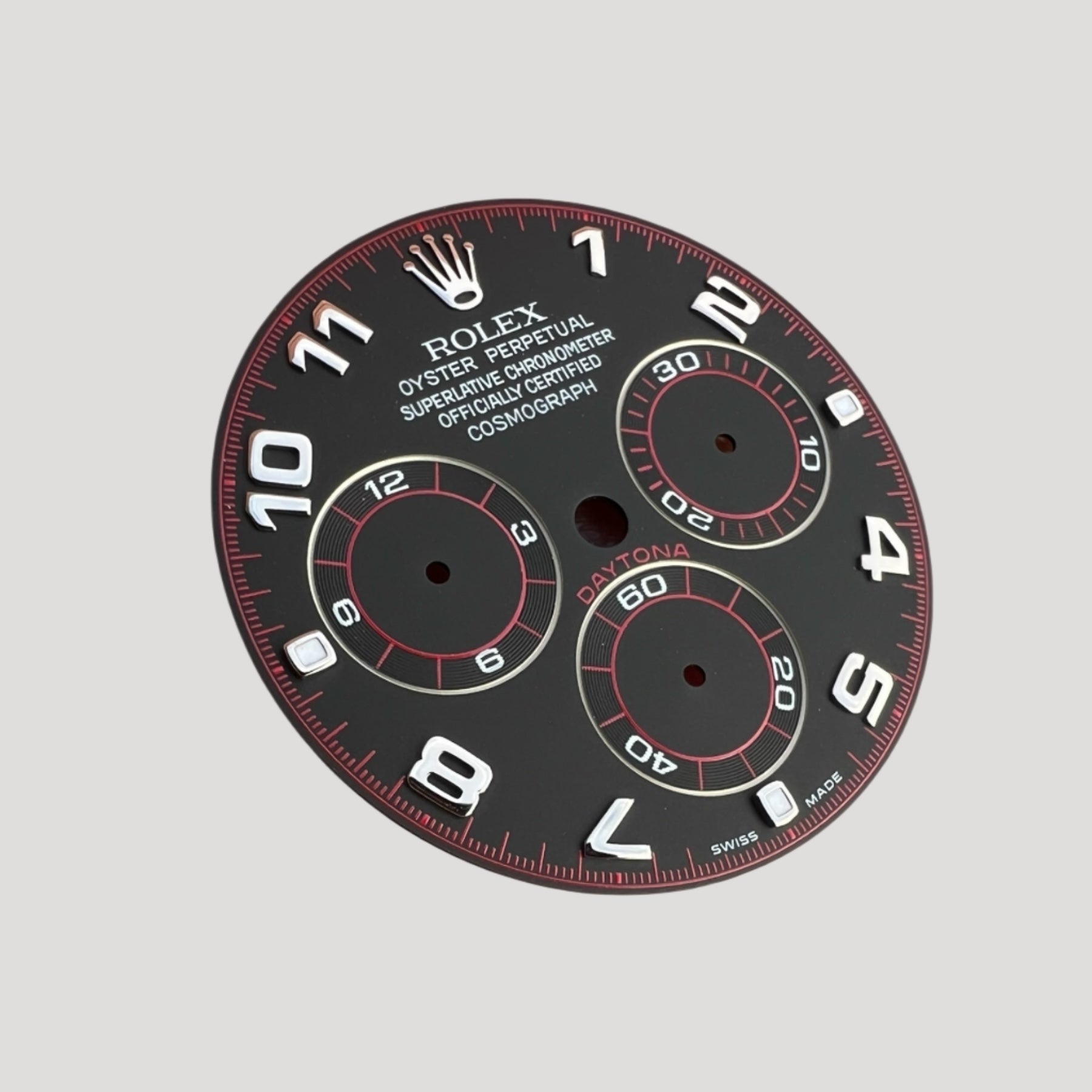 Rolex New Daytona 116509 116519 Cosmograph Black Red Dial/ Cadran/ Zifferblatt