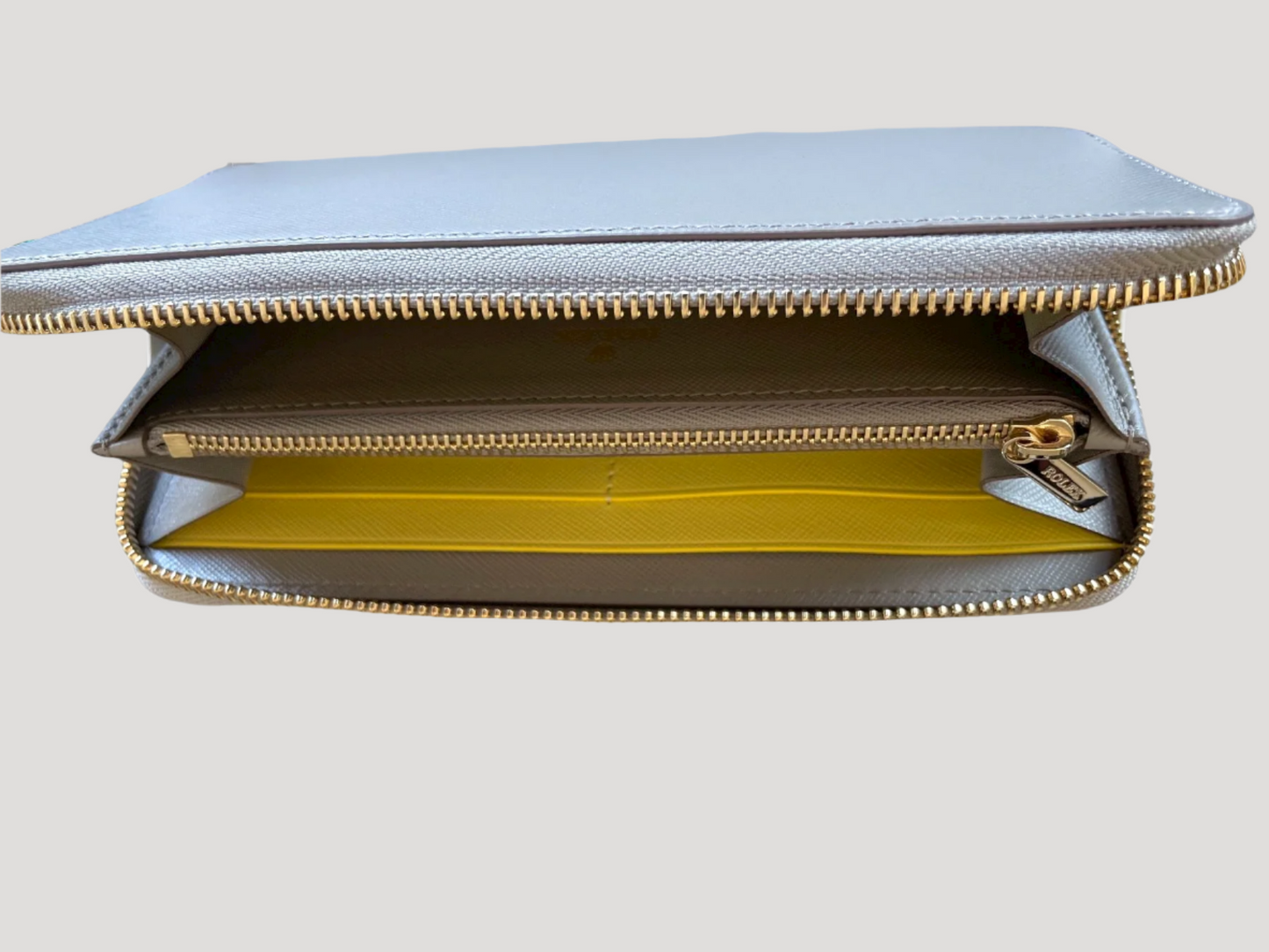 Rolex New Fine Grey Leather Wallet