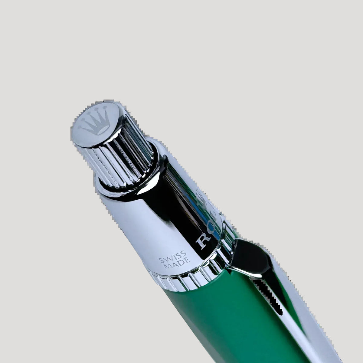 Rolex New Green Ballpoint Pen / Stylo in its original Rolex box