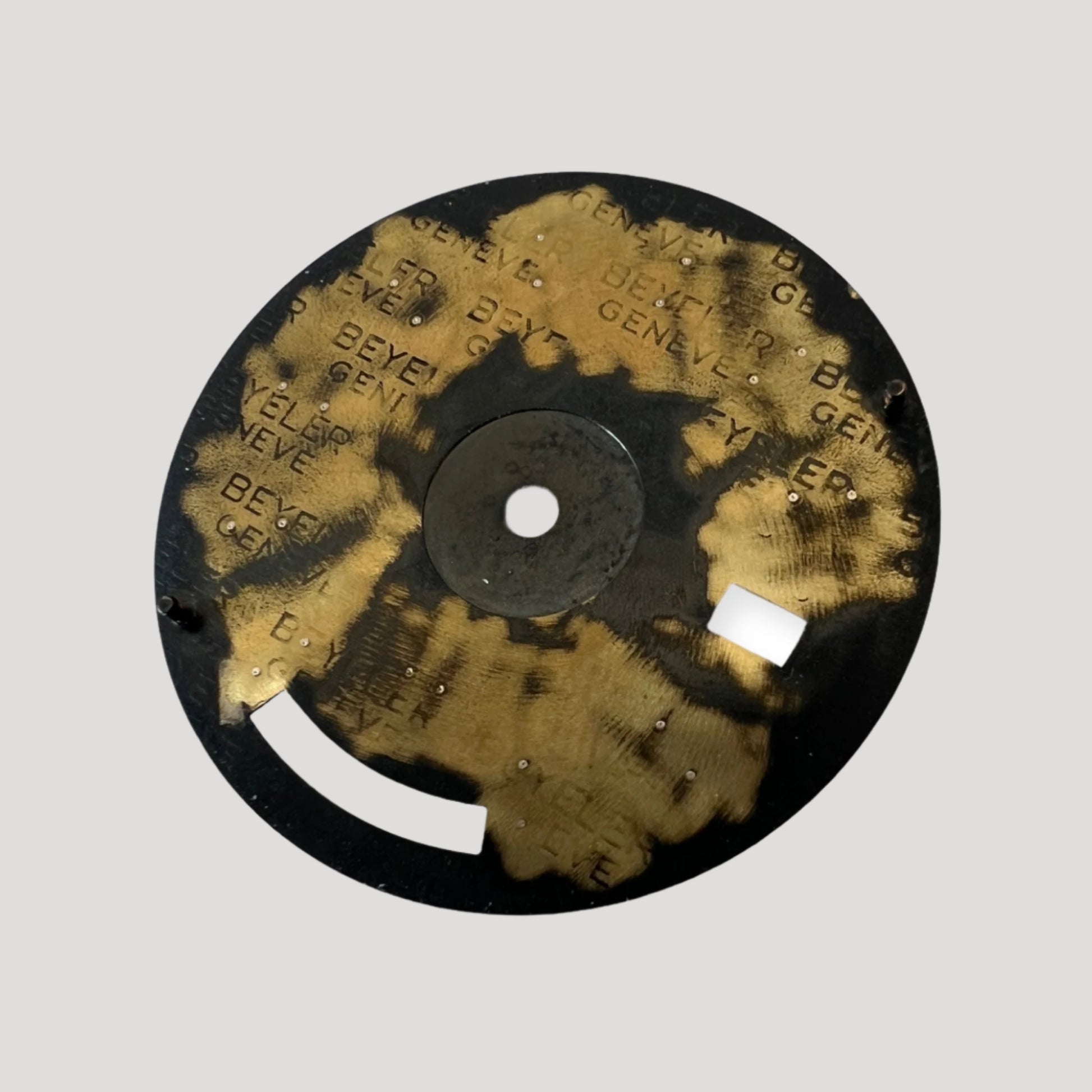 Rolex Rare T SWISS T BEYELER  Oyster Perpetual Day-date Black Dial Cadran Zifferblatt