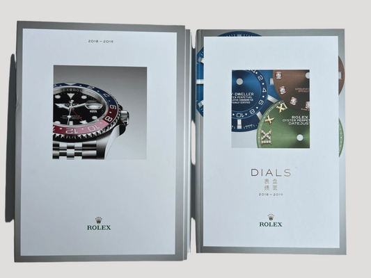 Rolex Retailer Official Complete Catalogue 2 Books for Dials, Bracelets, All References New 2018-2019