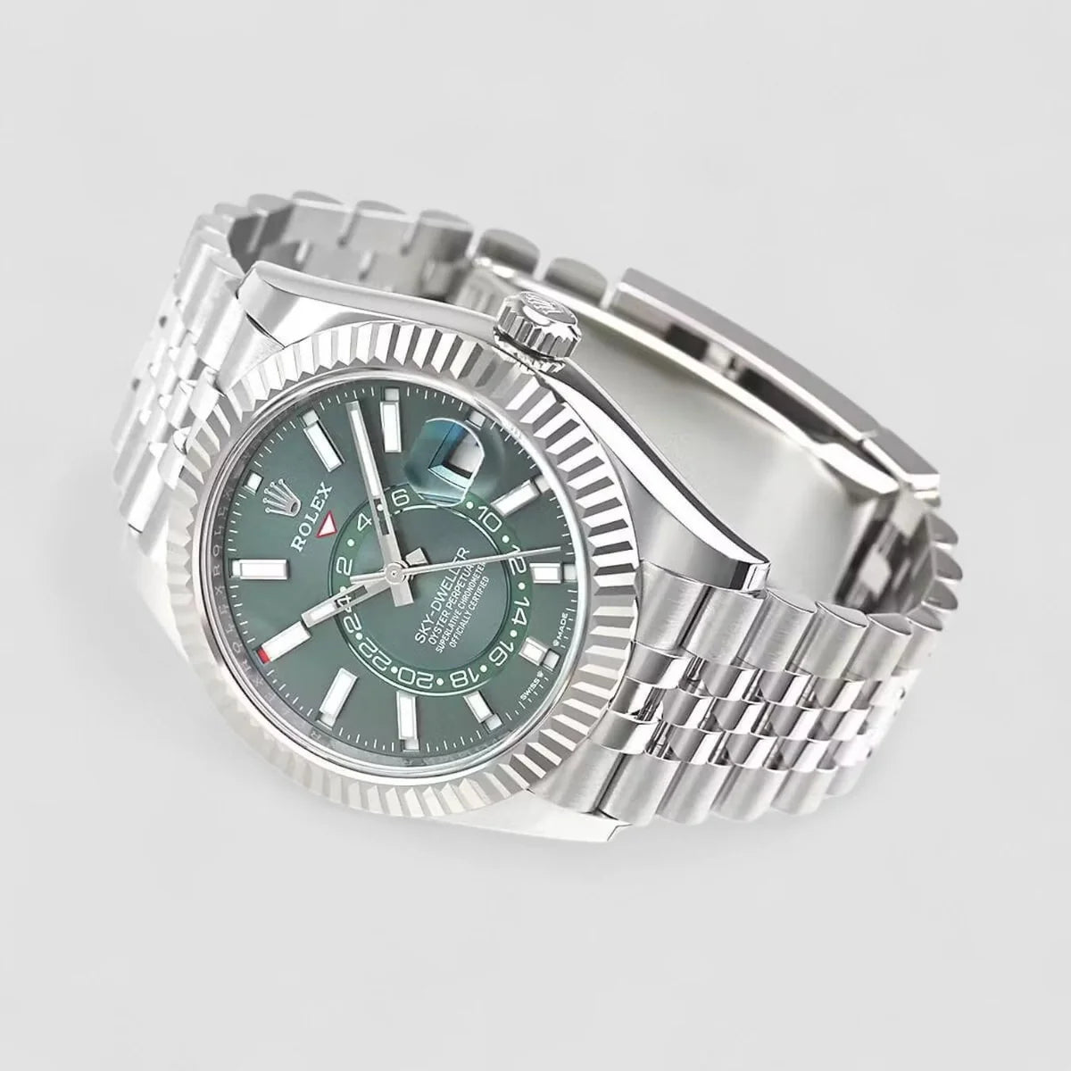 Rolex Sky-Dweller 336934 Green Dial New Full Set