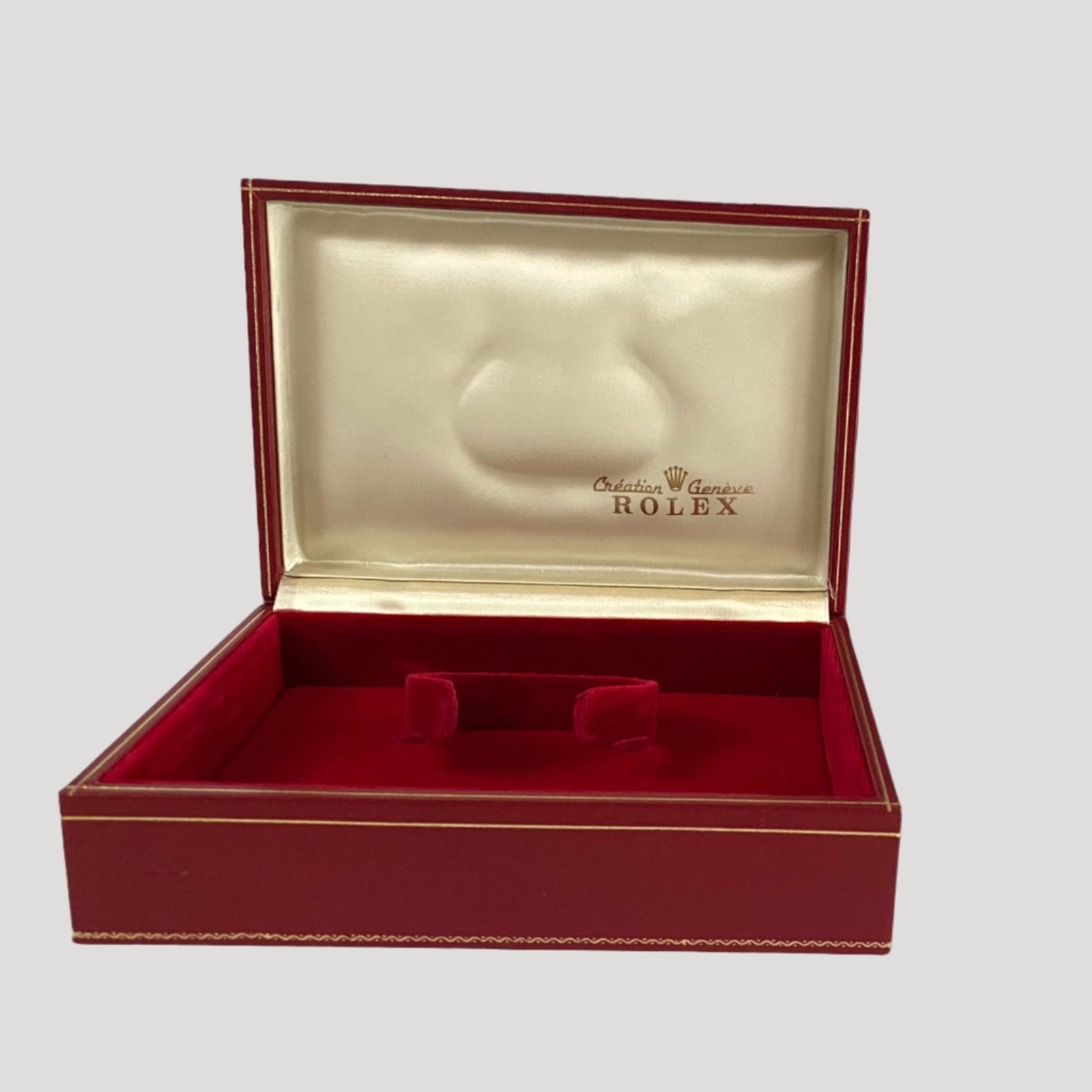 Rolex Vintage Watch Box /boîte / uhrenbox with tapisserie large size 60.01.2 with outer box