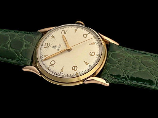 Tudor Two-Tone 18K Rose & Yellow Gold – Vintage Fancy Lugs