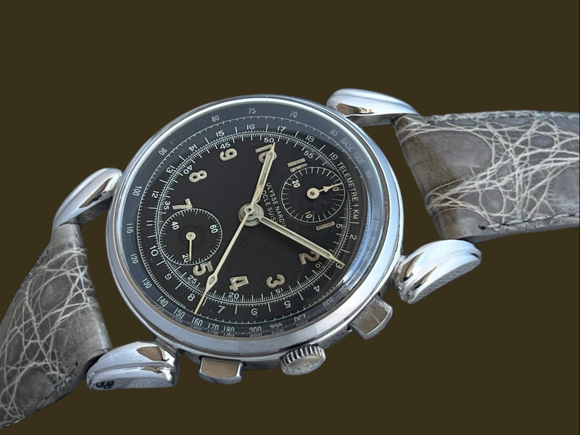 Ulysse Nardin Chronograph / Fancy Lugs Jumbo Rare'