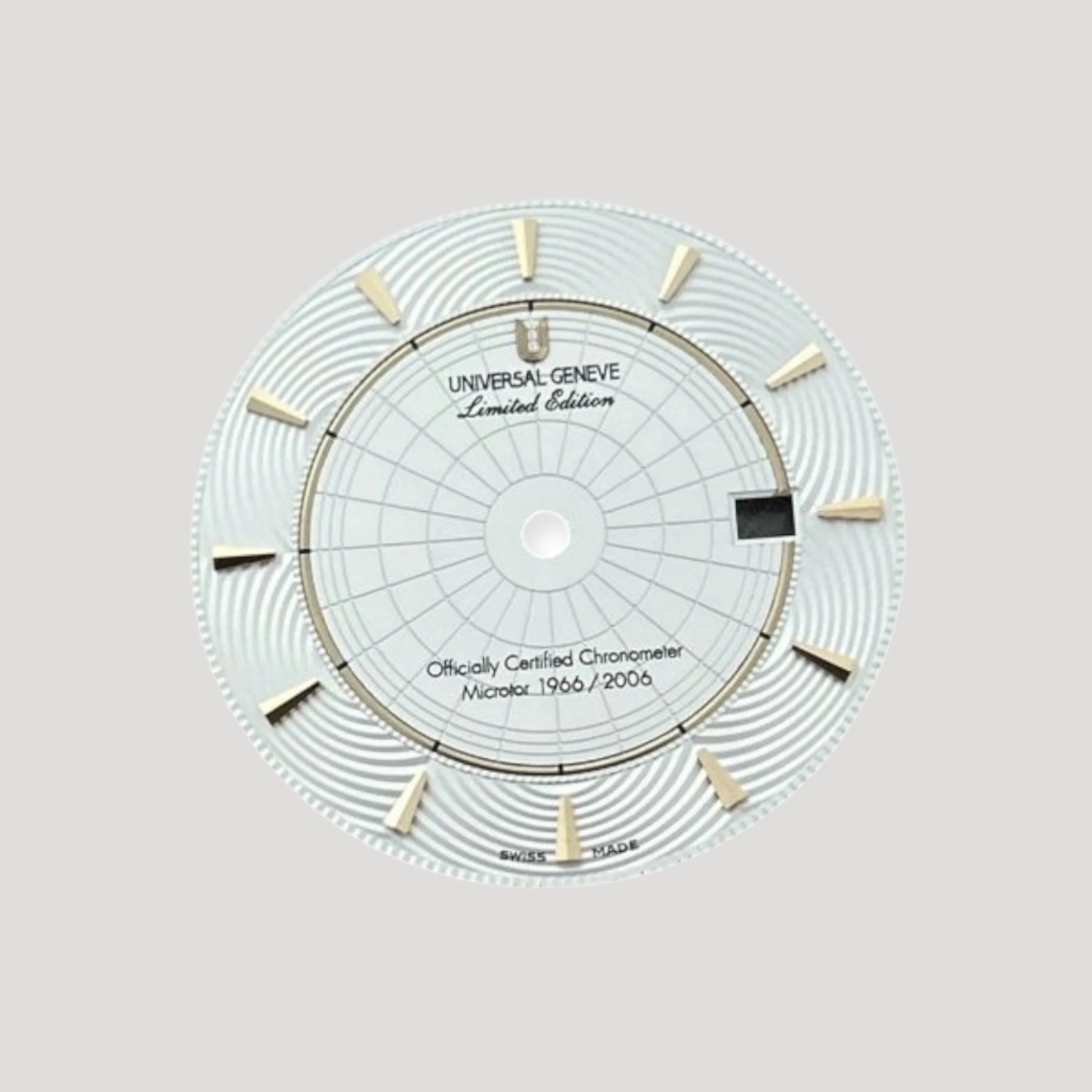 Universal Genève Rare Dial cadran zifferblatt NOS