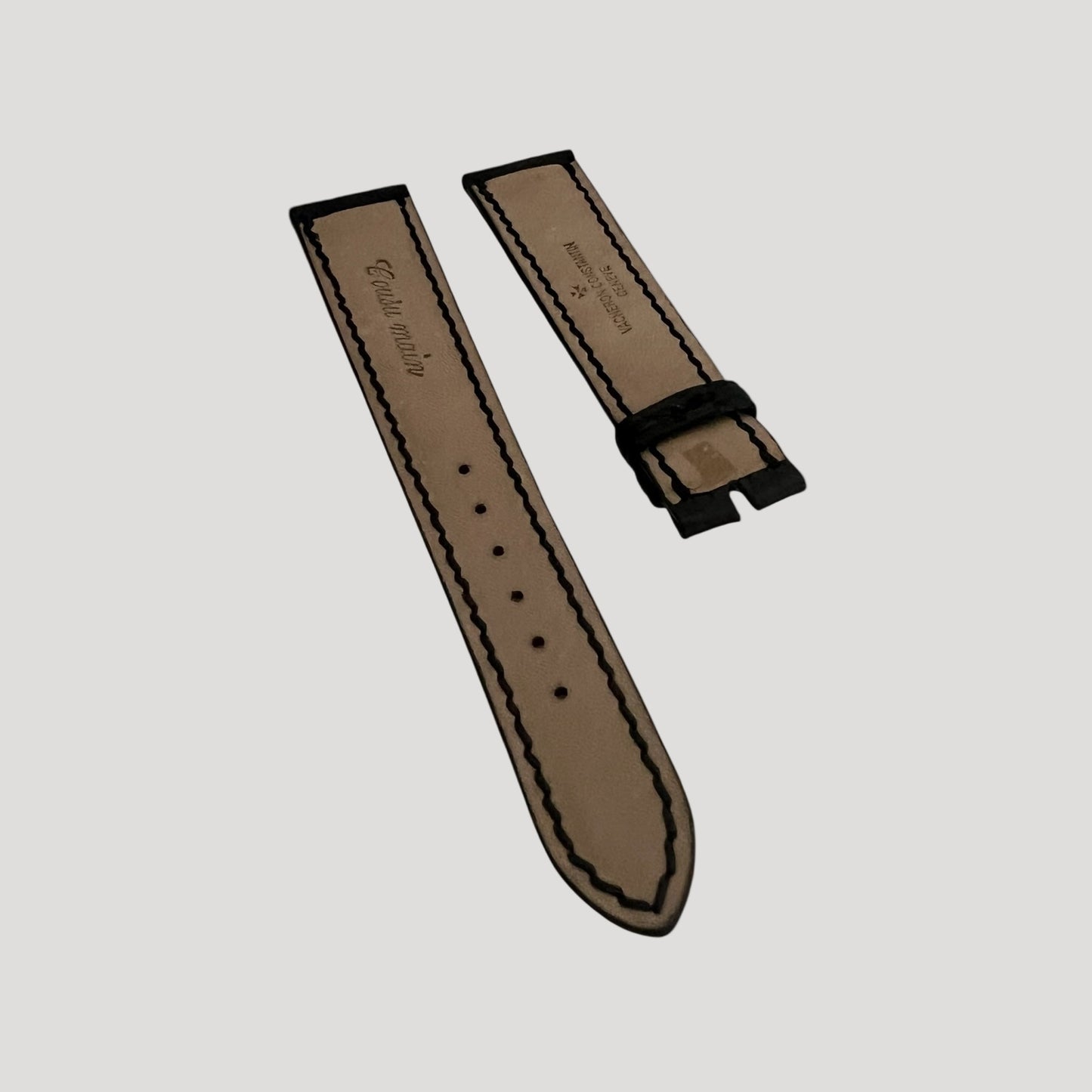Vacheron Constantin New Black Croco Leather Bracelet/Band/Strap