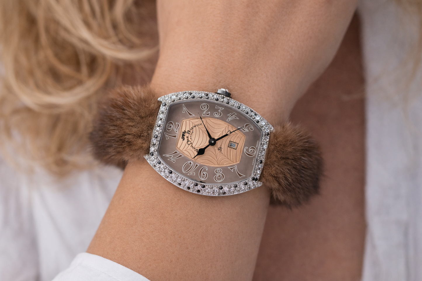 Van Der Bauwede Genève Spider Diamonds & Sapphires NEW Full Set