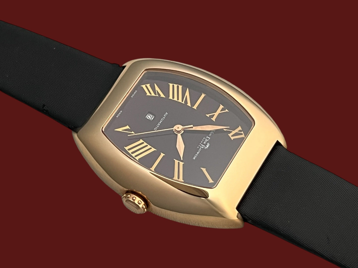 Van Der Bauwede Magnum XS – 18K Rose Gold Automatic Tuxedo Dial Lady’s Discontinued