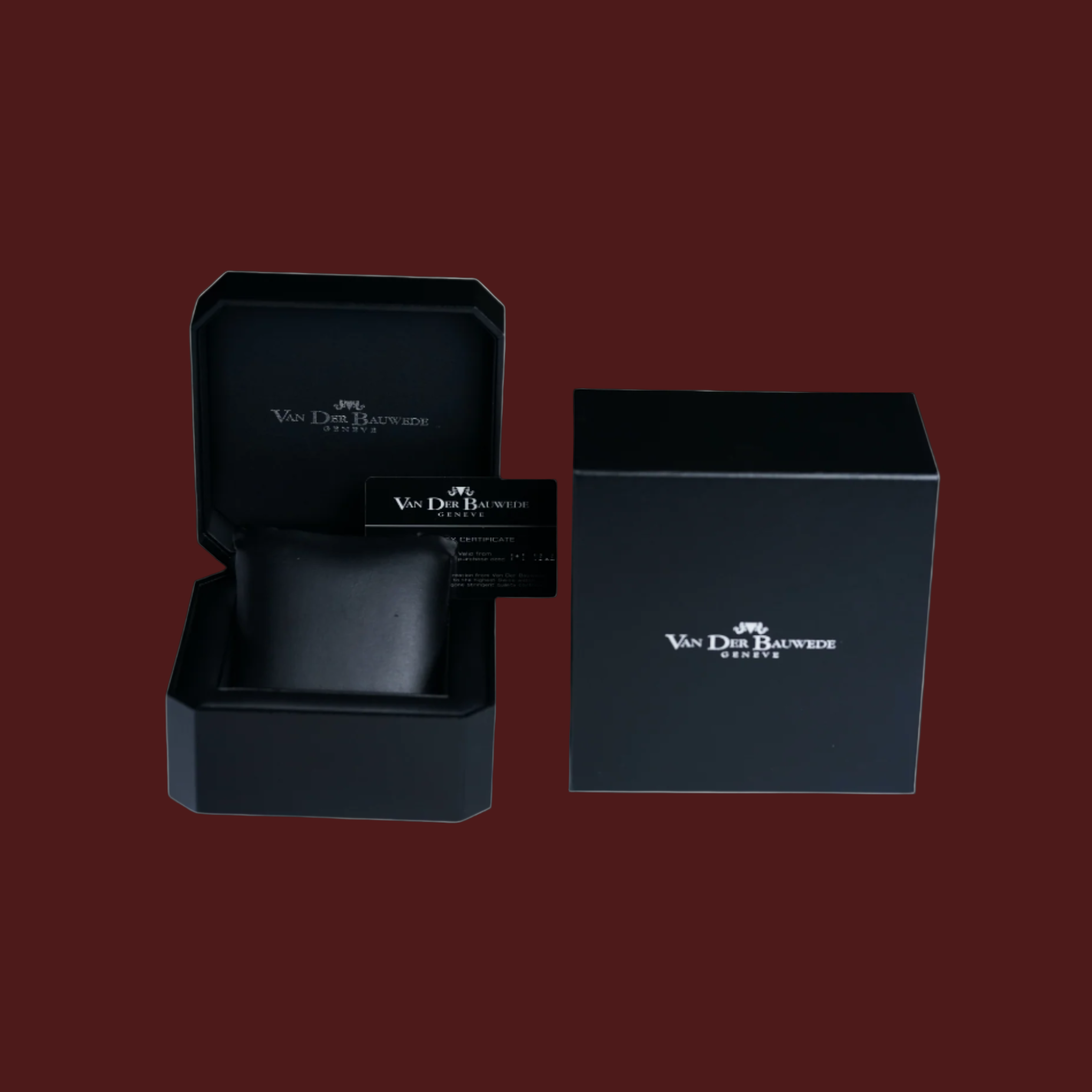 Van der Bauwede Magnum Chronograph Saphirs & White and Black Diamonds