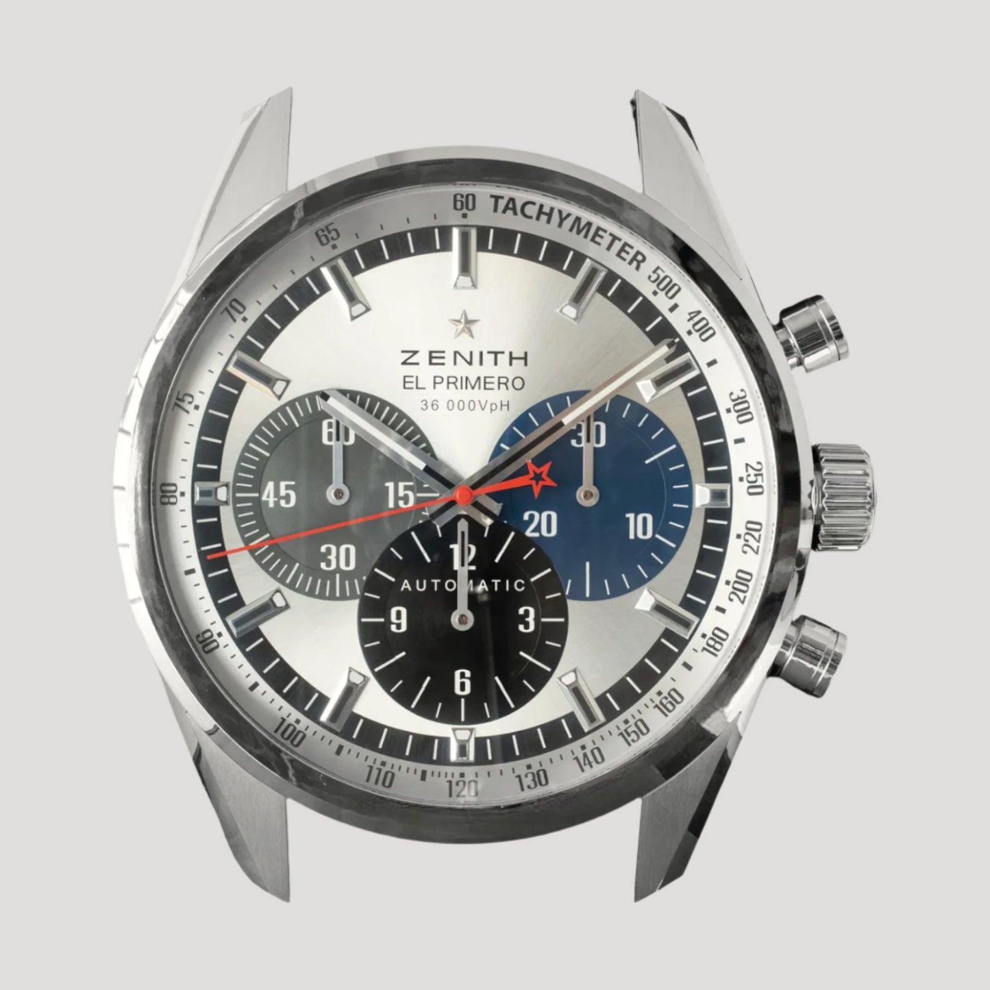 Zenith El Primero Chronograph Wall Clock Big Model ca 45 x 48 cm