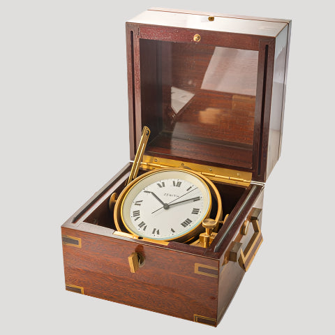 Zenith'Marine Chronometer' Table Clock