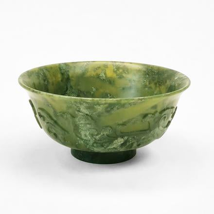 antique jade bowl, fine art
