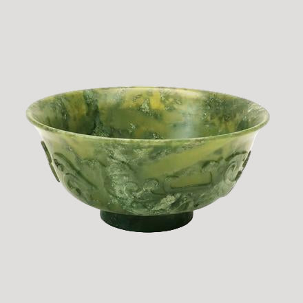 antique jade bowl, fine art