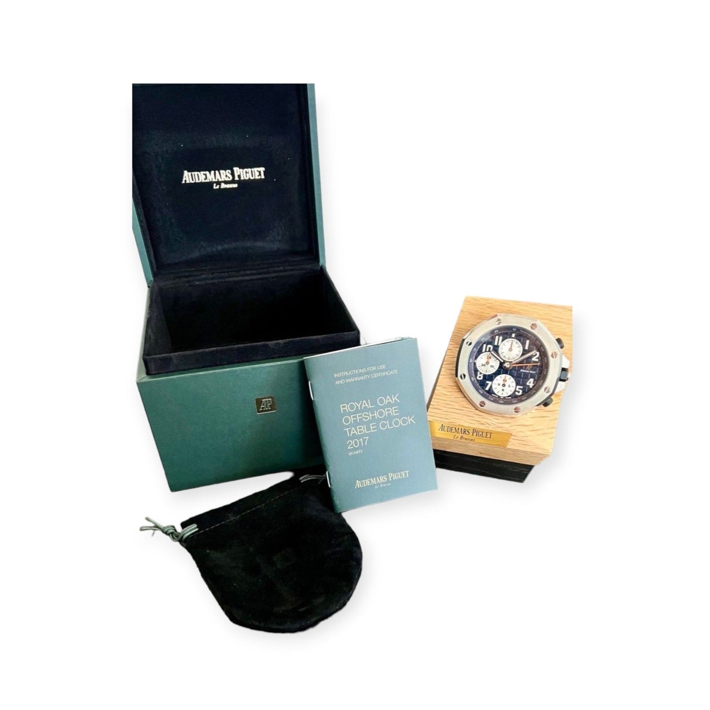 Audemars Piguet Royal Oak Offshore Desk Alarm Watch Discontinued New Full Set