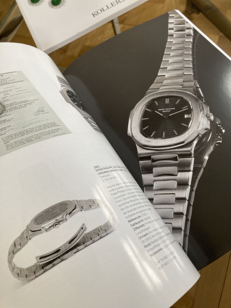Koller Auction New Catalog Catalogue Rare on Rolex Patek Audemars
