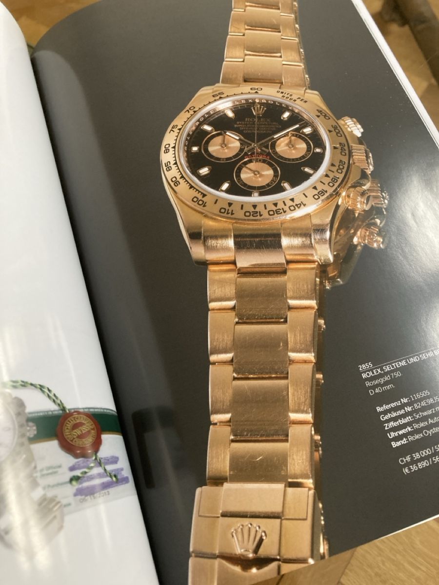 Koller Auction New Catalog Catalogue Rare on Rolex Patek Audemars