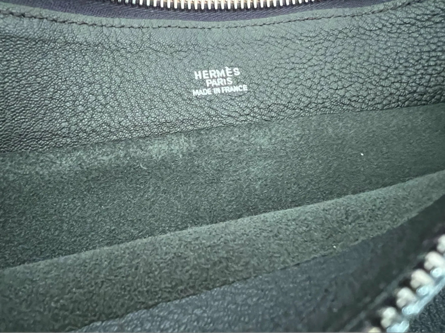 Hermes dark blue  leather bag / sac / tasche