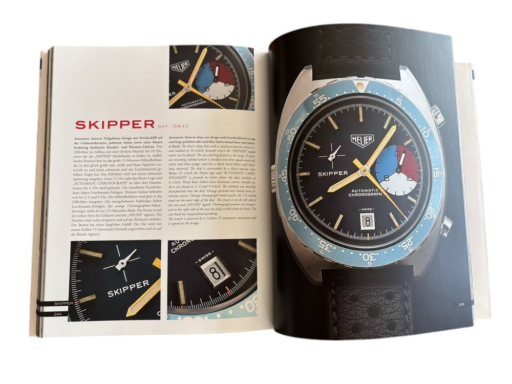 Heuer Book Chronographs German & English by Bernd Haslinger