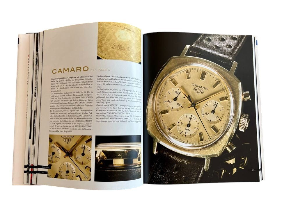 Heuer Book Chronographs German & English by Bernd Haslinger