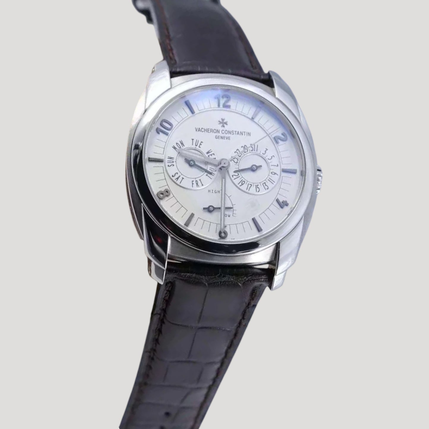 Vacheron Constantin Quai de Ille Day Date Power Reserve in Palladium 85050/000D-G9O00 New Full Set