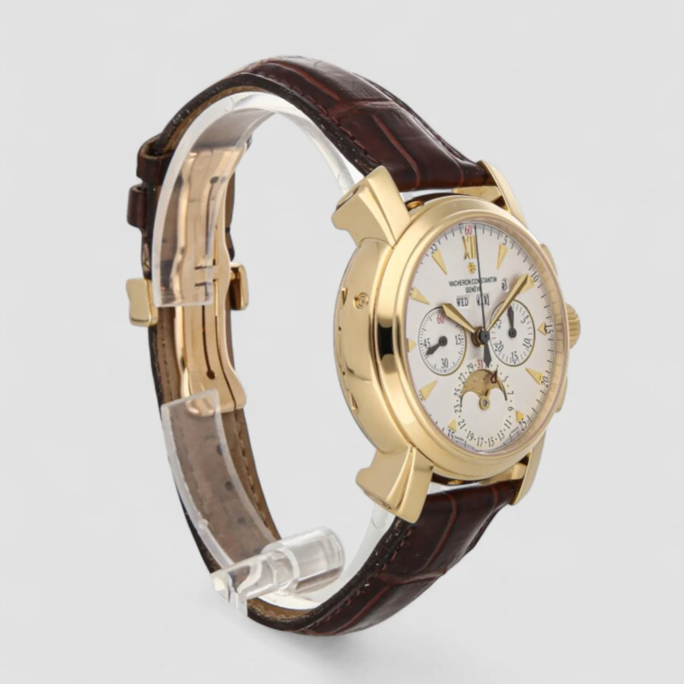 Vacheron Constantin Malte Perpetual Calendar Chronograph 18k Yellow Gold 47112/000J-8913 New Full Set