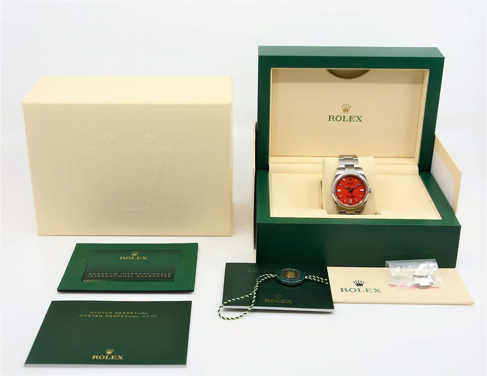 Rolex Oyster Perpetual 126000 Red Coral NEW 2022