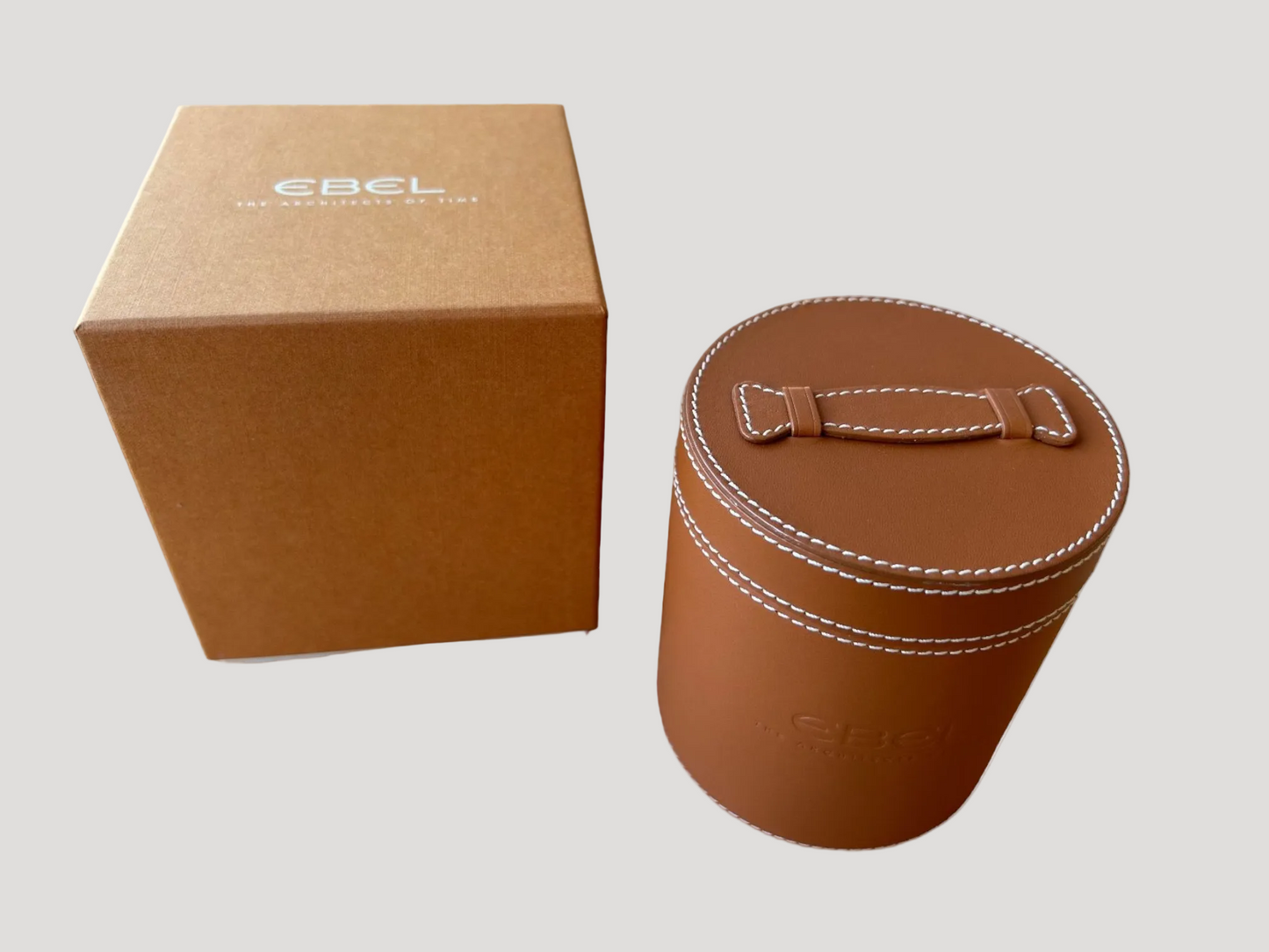 Ebel Scented Candle / Bougie/ Kerze in leather cover New