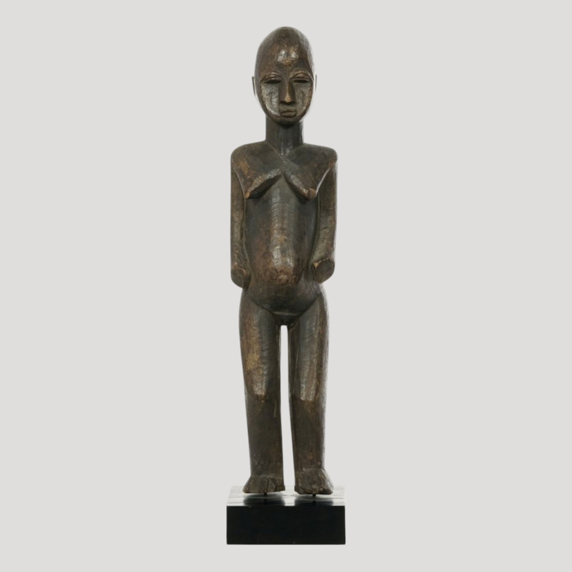 Important African Art, standing Lobi statuette h 67