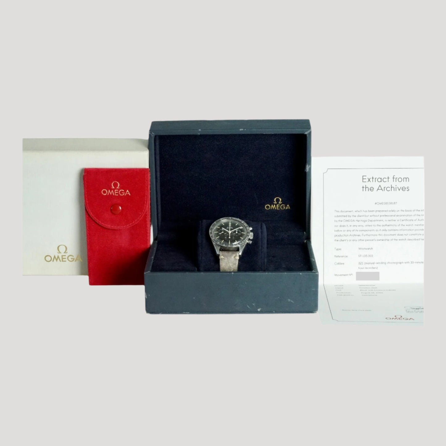 Omega Vintage Speedmaster 'Ed White' Moonwatch Ref.105.003-63
