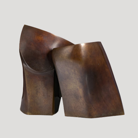 Magnificent bronze sculpture signed Mira Recanati 50cm 1974