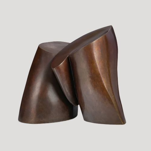 Magnificent bronze sculpture signed Mira Recanati 50cm 1974