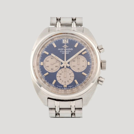 Movado Datron 'Sub-Sea' Chronograph Date Patina Blue HS360