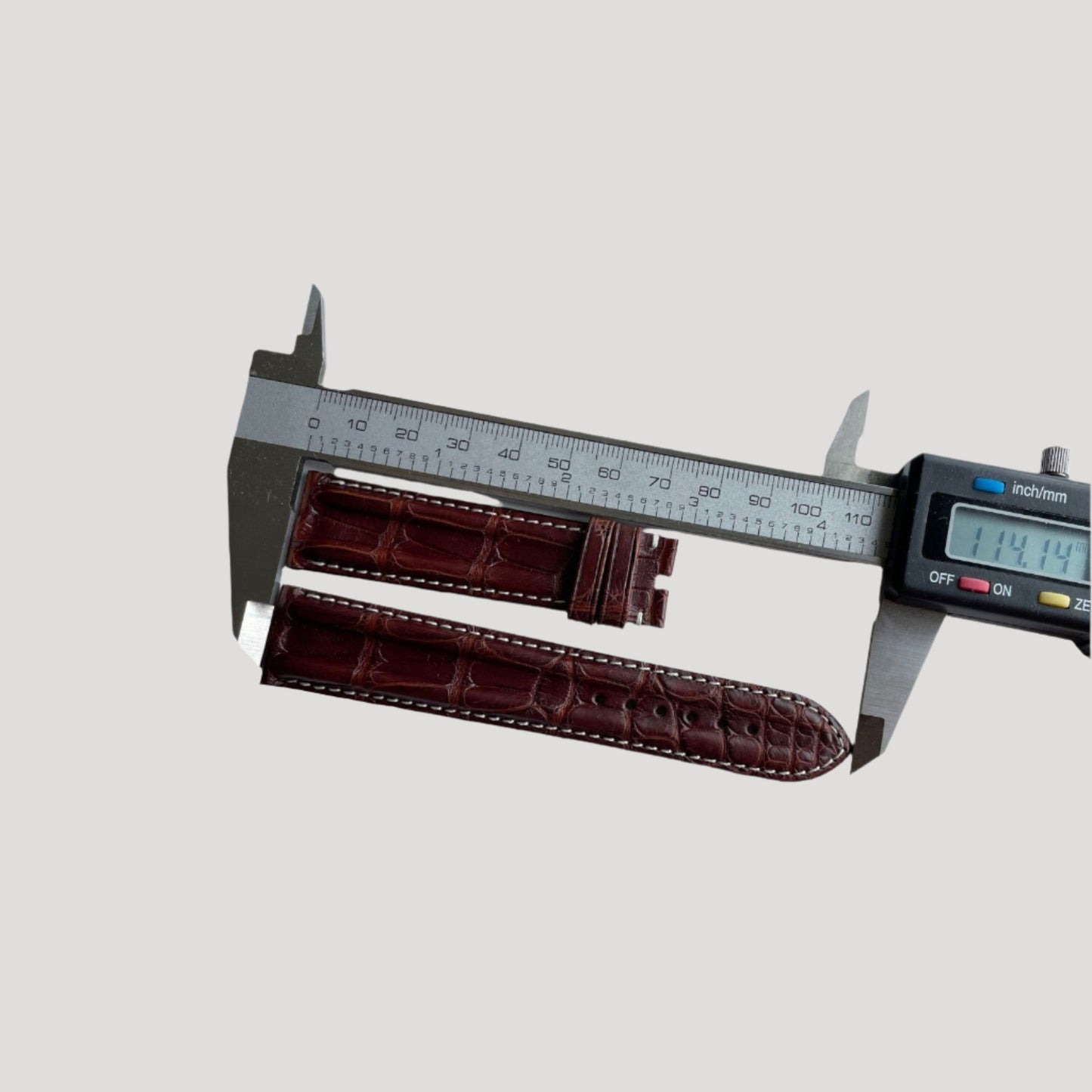 Omega New Croco Leather Bracelet/Band/Strap 20 x 18 mm