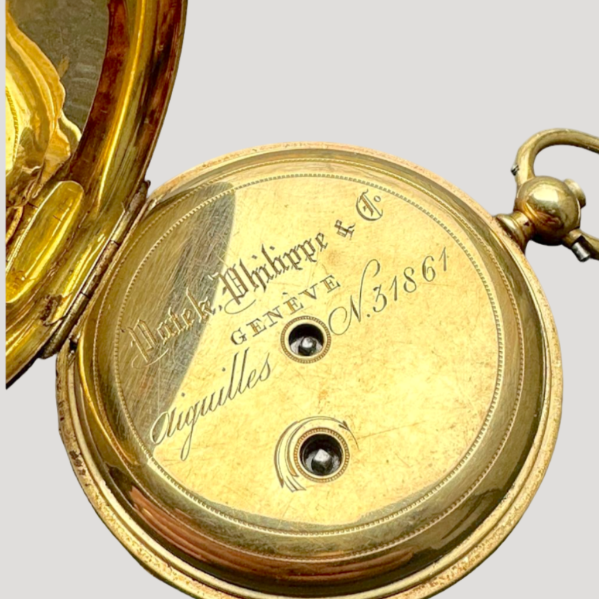 Patek Philippe Rare 1874 18k Gold Pocket Watch with Patek Philippe paperwork, One of One