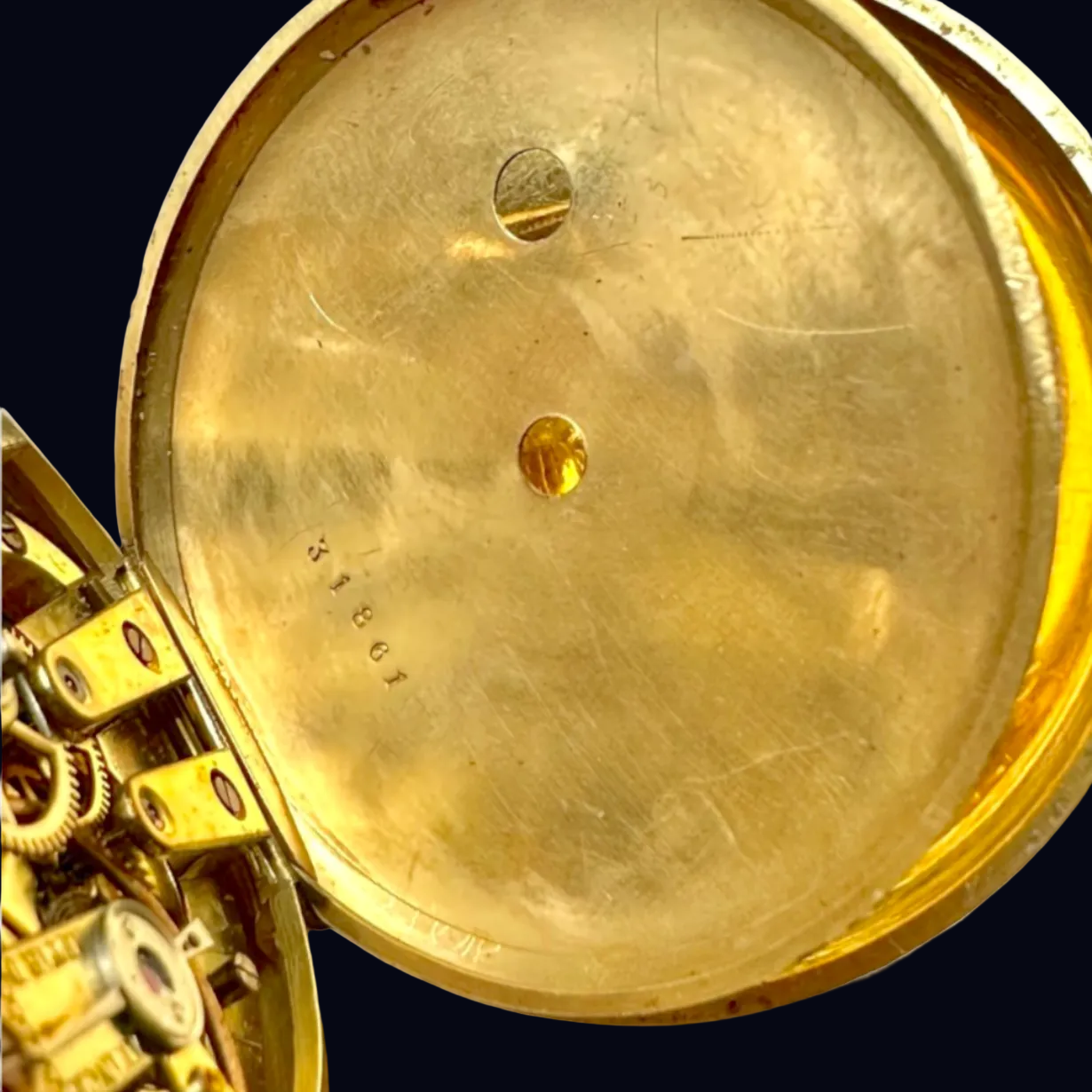 Patek Philippe Rare 1874 18k Gold Pocket Watch with Patek Philippe paperwork, One of One