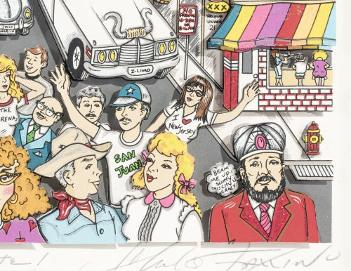 Charles Fazzino, "In A New York Minute", 1997' Lithography with Certificate of Authenticity