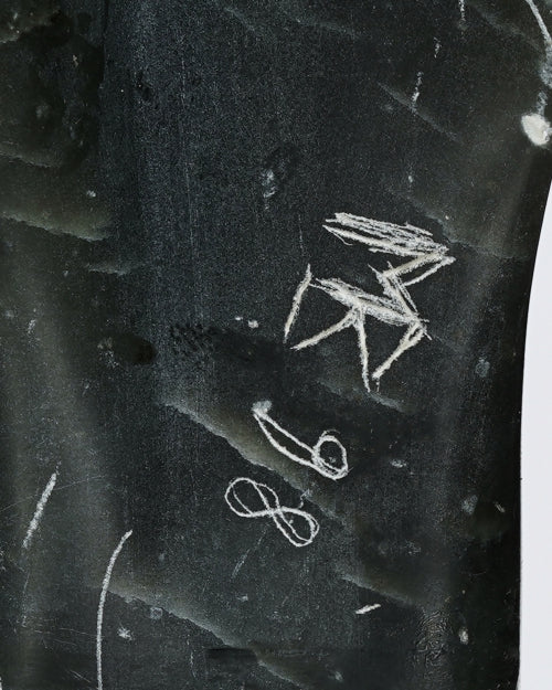 Contemporary Sculpture with marble base 1998, monogrammed “MB” and dated