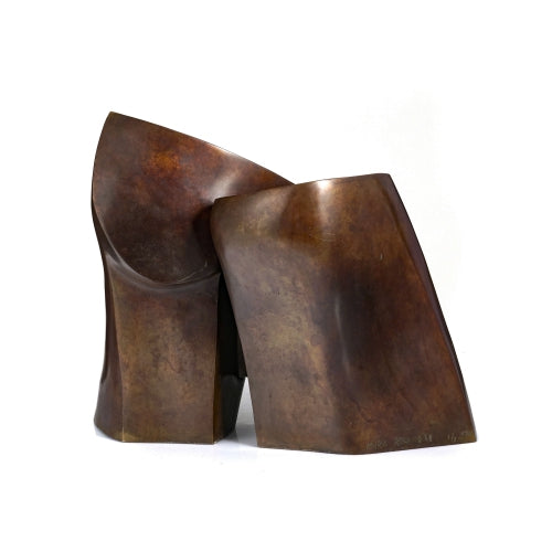 Magnificent bronze sculpture signed Mira Recanati 50cm 1974