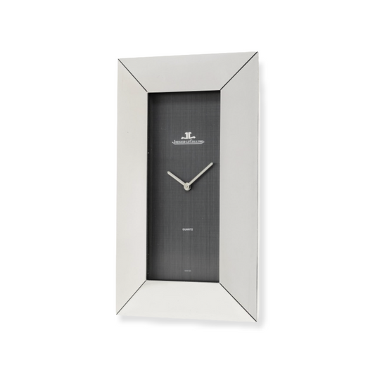 Jaeger-LeCoultre Stainless Steel Table Clock/ Horloge de table