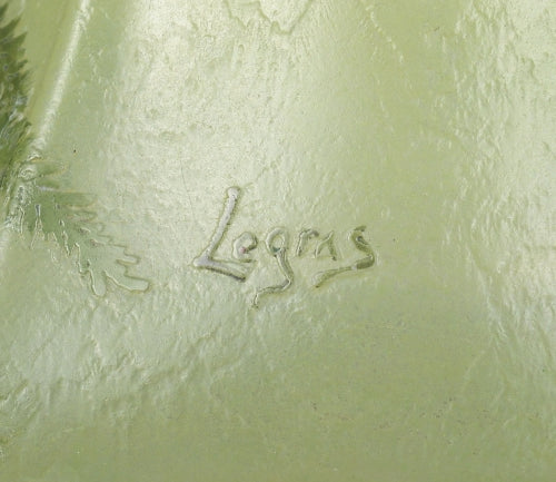 Legras (1839–1916), Magnificent Rare Art Deco Large Vase 40 cm, ca 1900