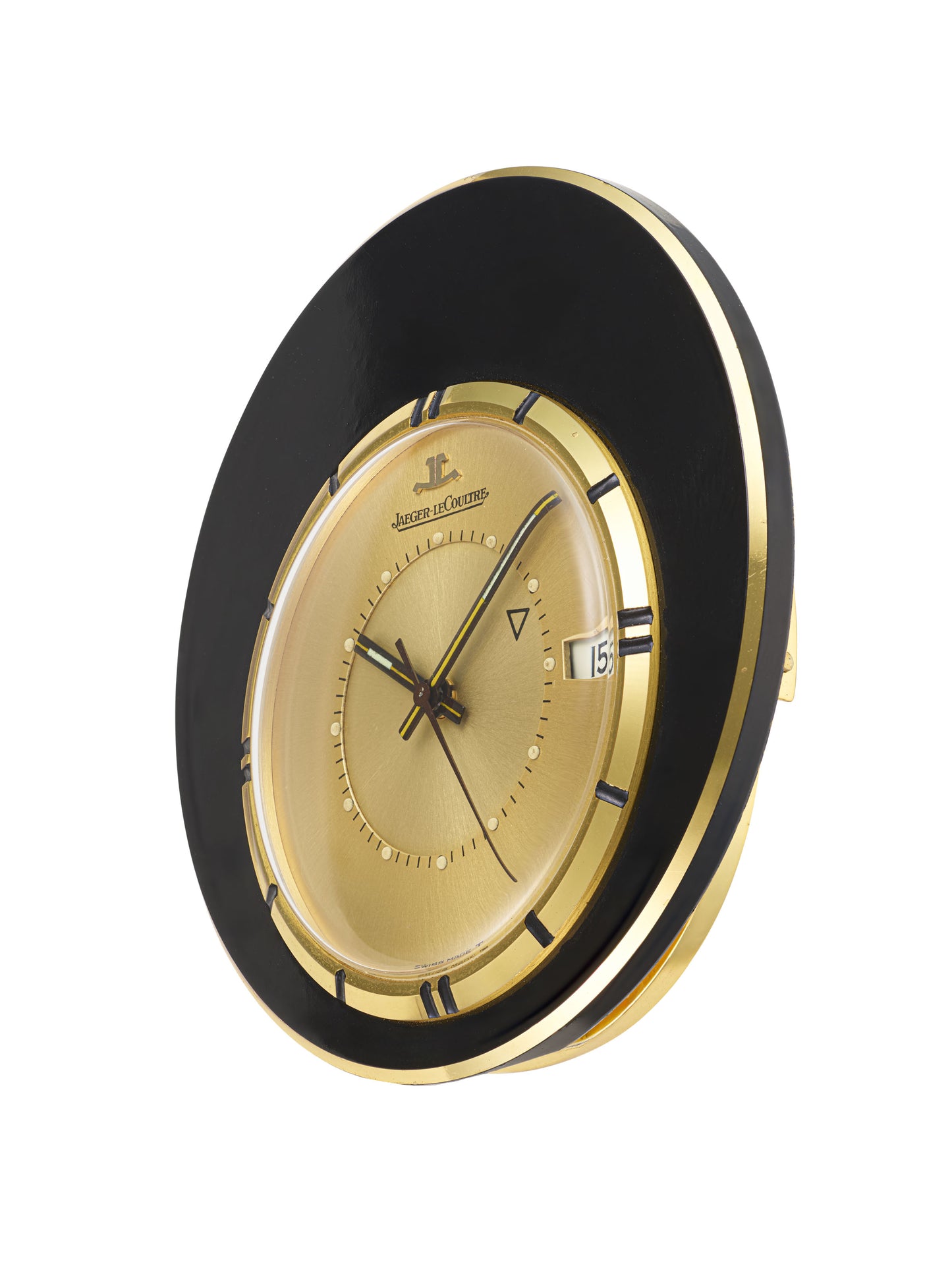 Jaeger-LeCoultre Memovox Alarm Table Clock Horloge Pendule 1980' Full Set