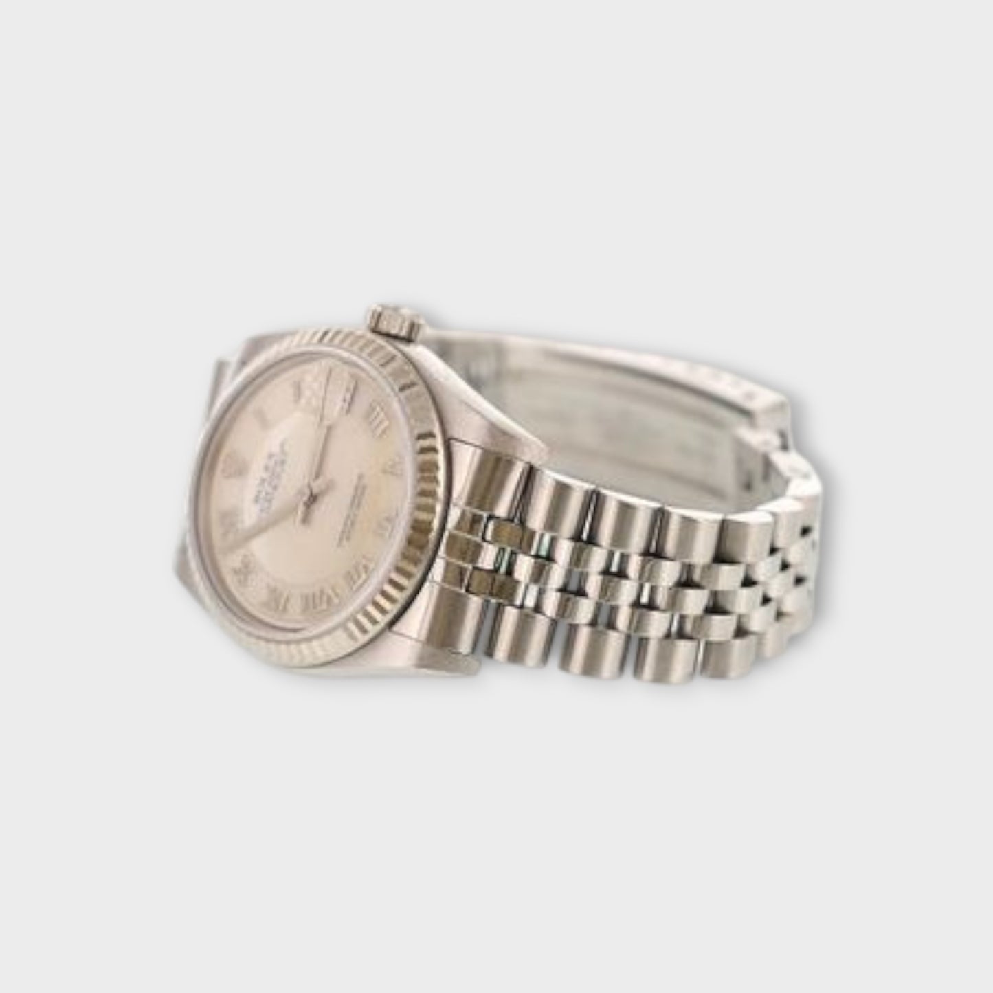 Rolex Datejust Mother of Pearl Dial X 18k White Gold Fluted Bezel Ref. 78274 Full Set