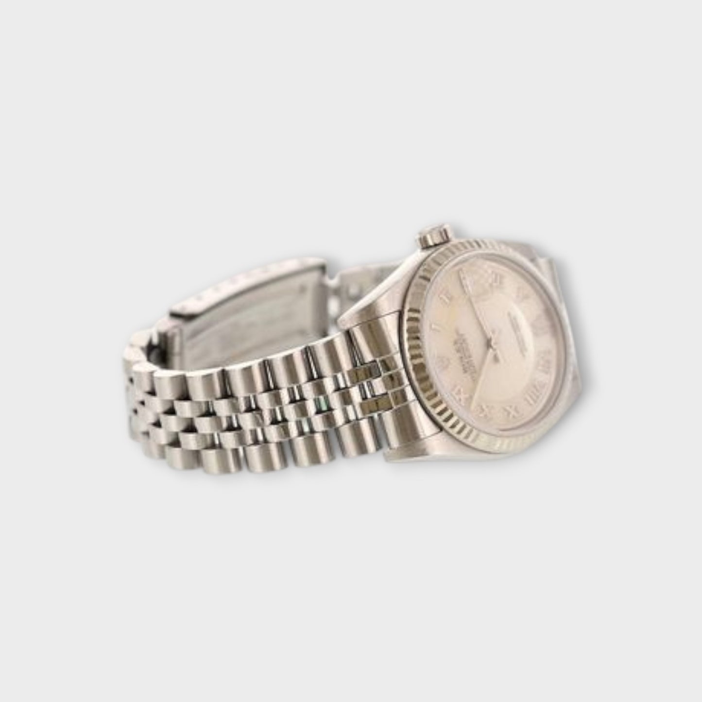 Rolex Datejust Mother of Pearl Dial X 18k White Gold Fluted Bezel Ref. 78274 Full Set
