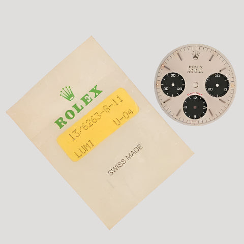 Rolex Ref. 6263/6265, DAYTONA, Silver Tritium Singer DIAL Zifferblatt Cadran Perfect'