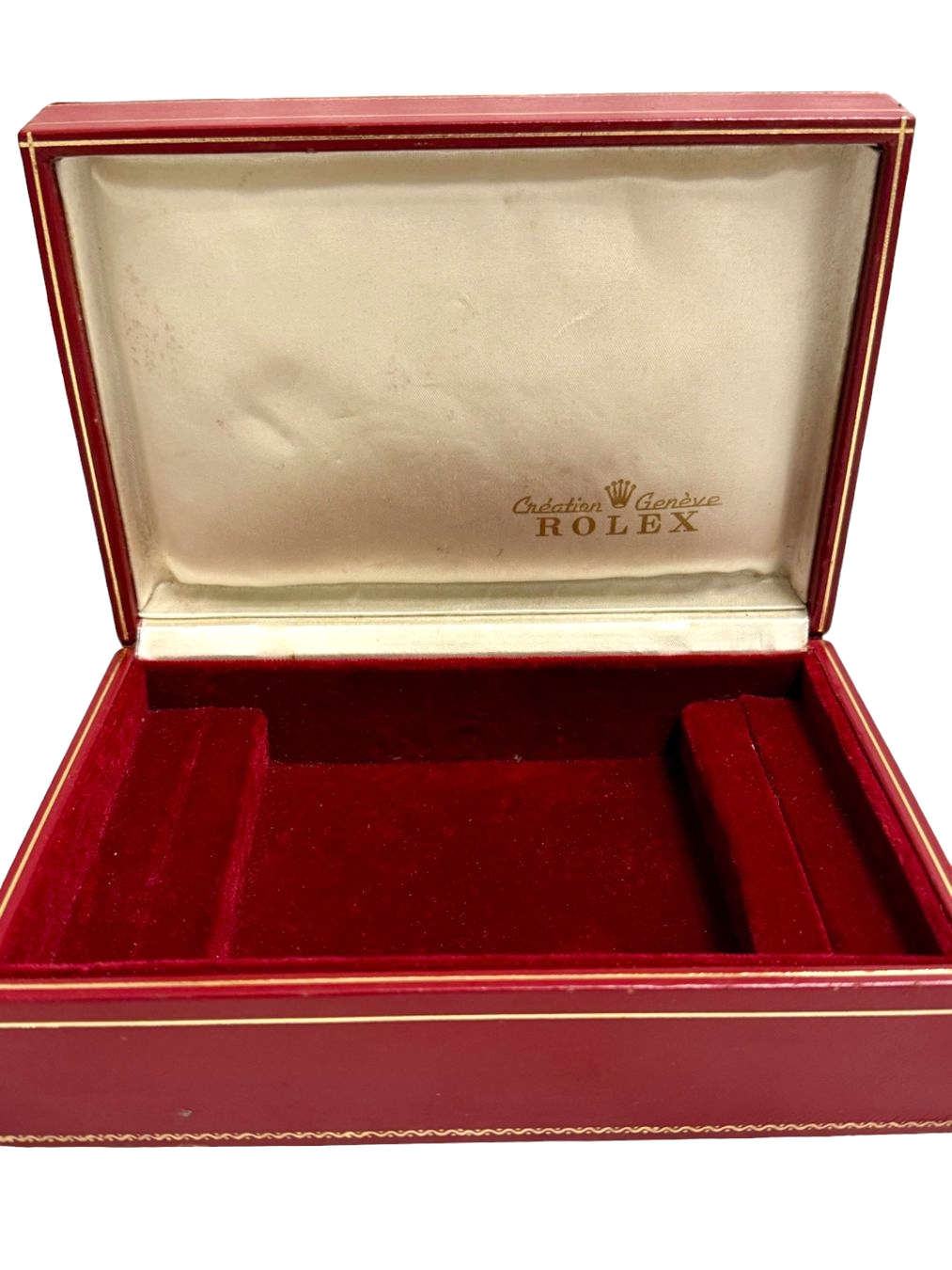 Rolex Vintage Watch Box /boîte / uhrenbox with tapisserie large size 60.01.2