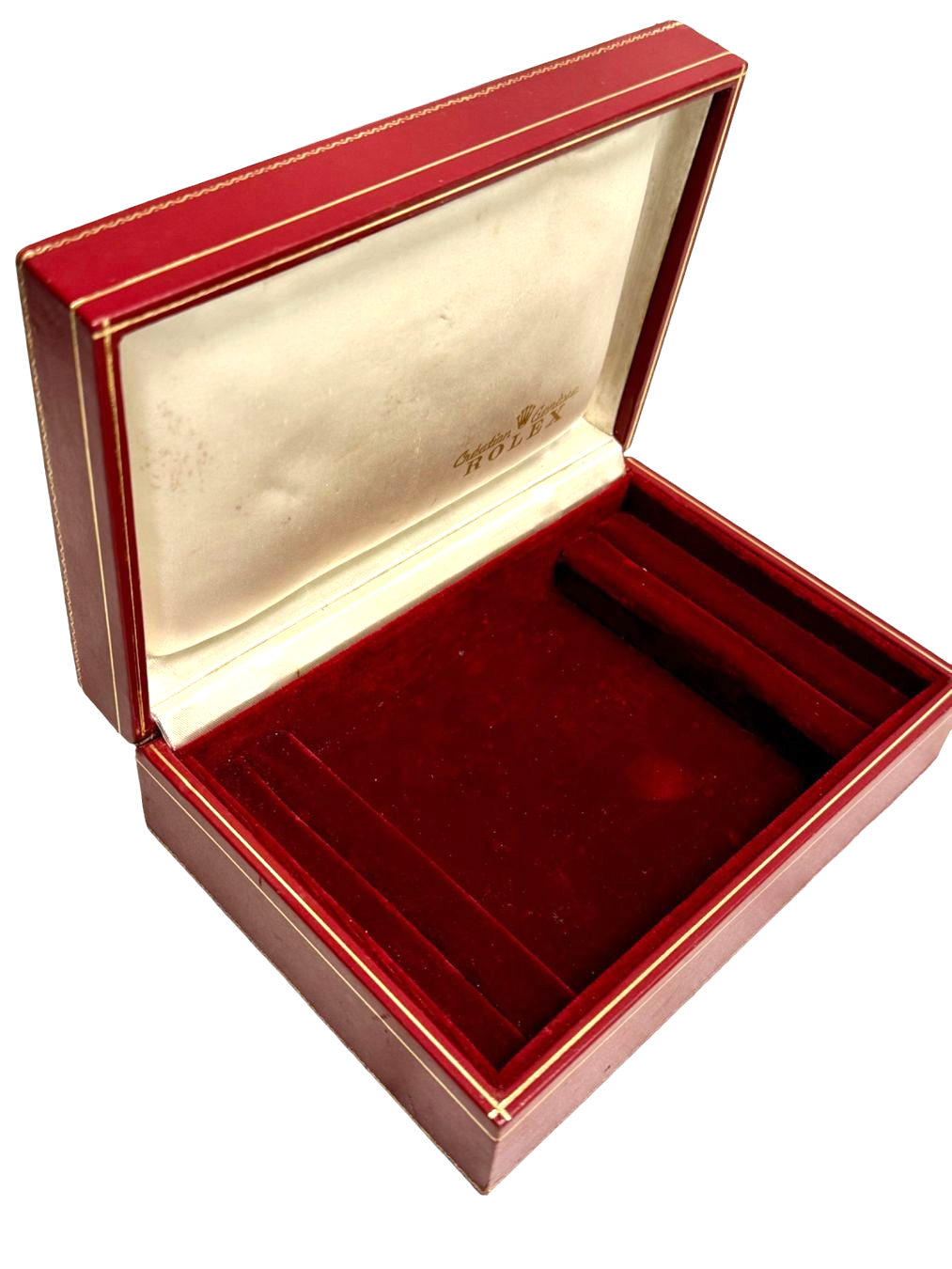 Rolex Vintage Watch Box /boîte / uhrenbox with tapisserie large size 60.01.2