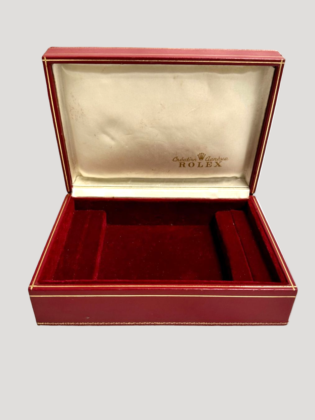 Rolex Vintage Watch Box /boîte / uhrenbox with tapisserie large size 60.01.2
