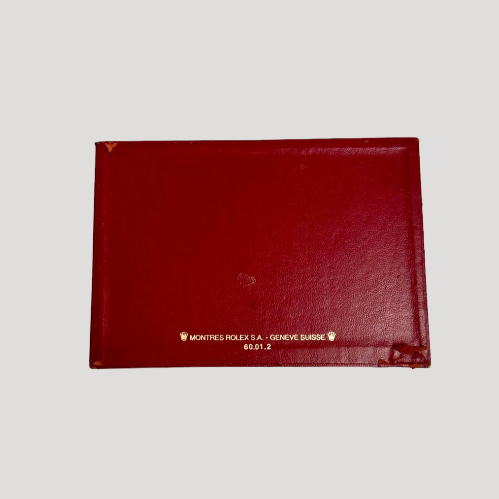 Rolex Vintage Watch Box /boîte / uhrenbox with tapisserie large size 60.01.2